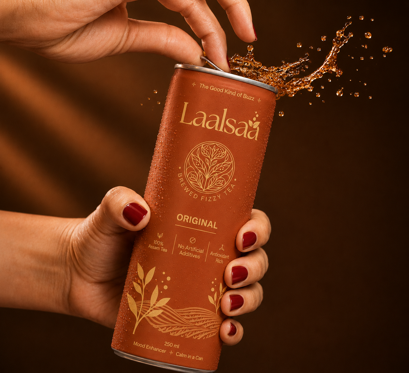 Laalsaa - Brewed Fizzy Tea / 250 ml - Launching Soon